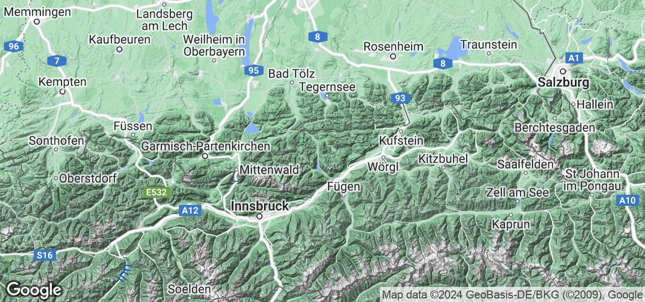 Mapa Achenkirch